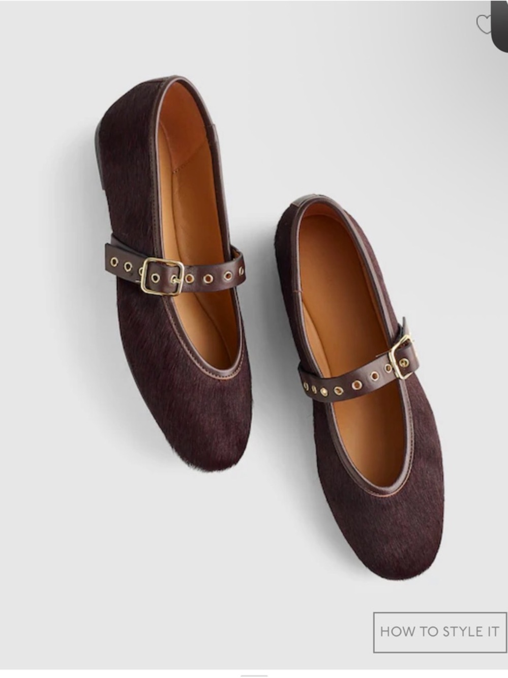 Madewell The Remy Mary Jane Flat Chocolate Raisin